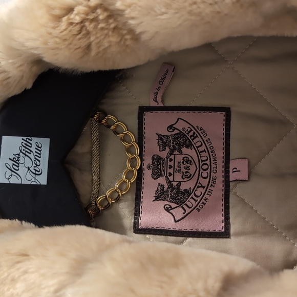Juicy couture faux fur coat - Picture 3 of 8